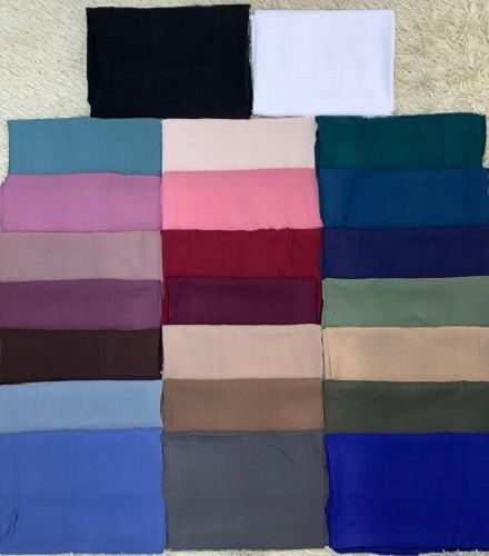 Plain Airflow Fabric Abaya Scarves 12 Pack