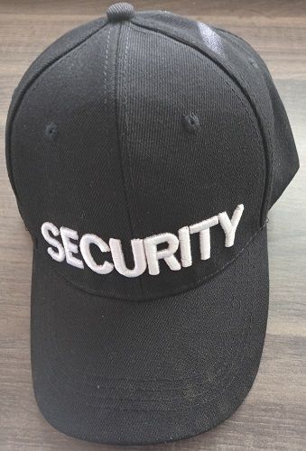 Mens Black Security Cap 10 Pack