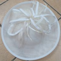 Ladies Bowknot White Fascinator Hat