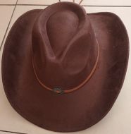 Brown Felt Western Cowboy Hat