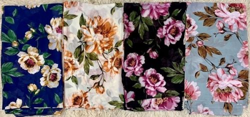 Hijab Floral Chiffon Scarves 12 Pack