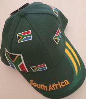 Green South Africa Flag Cotton Cap
