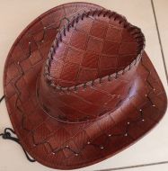 Mens Checkered Cowboy Hat