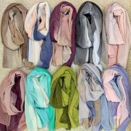 Pleated Ombre Cotton Hijab Scarves 12 Pack