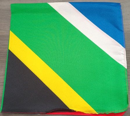 Square South Africa Flag Bandana 12 Pack