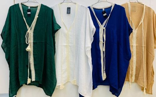 Plain Bamboo Cotton Summer Tops